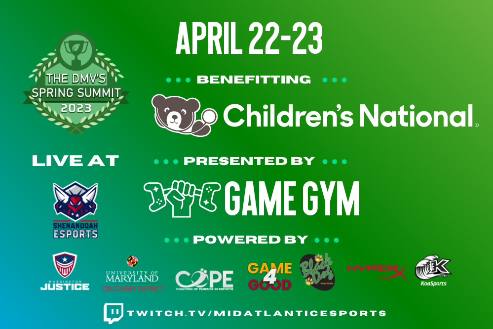 Game Gym Announces 2023 Spring Summit Benefiting Children’s National Hospital